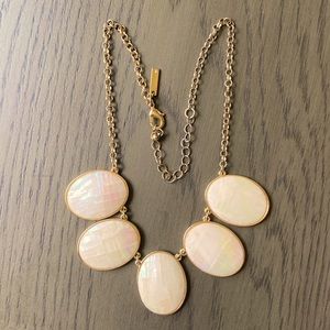 Oval Pearl Statement Necklace